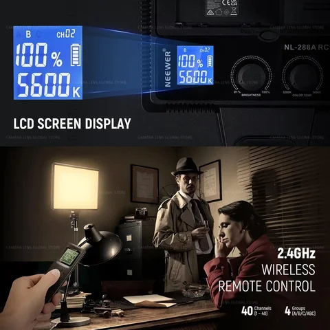 NEEWER комплект двухцветных светодиодных панелей NL-288ARC