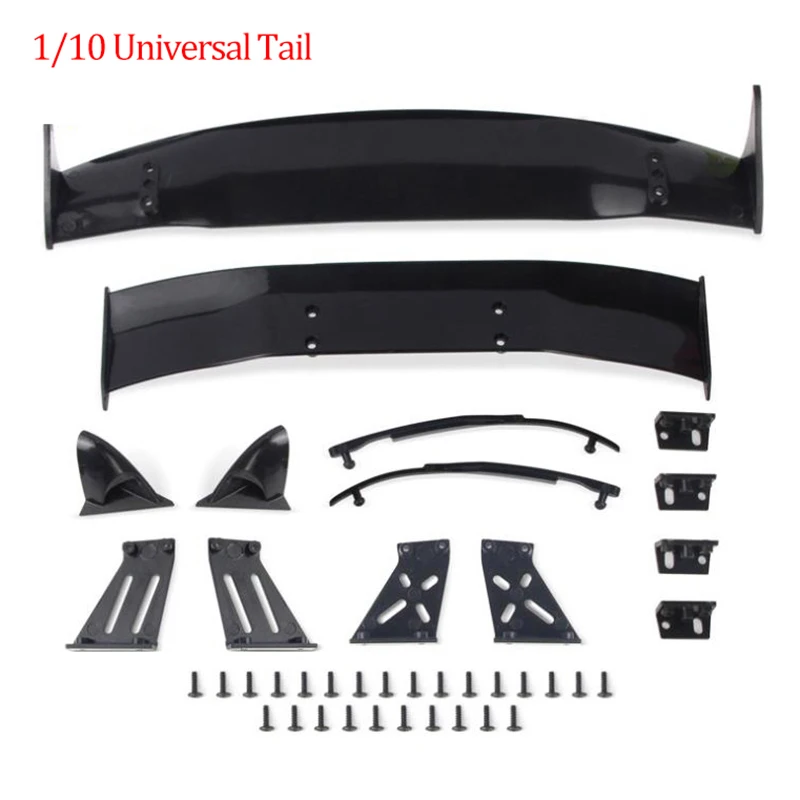 

1/10 RC Car Accessories Parts 1/10 RC Drift Car Wing Series Plastic Spoiler Car Look Modified Tail Wings Simple Model