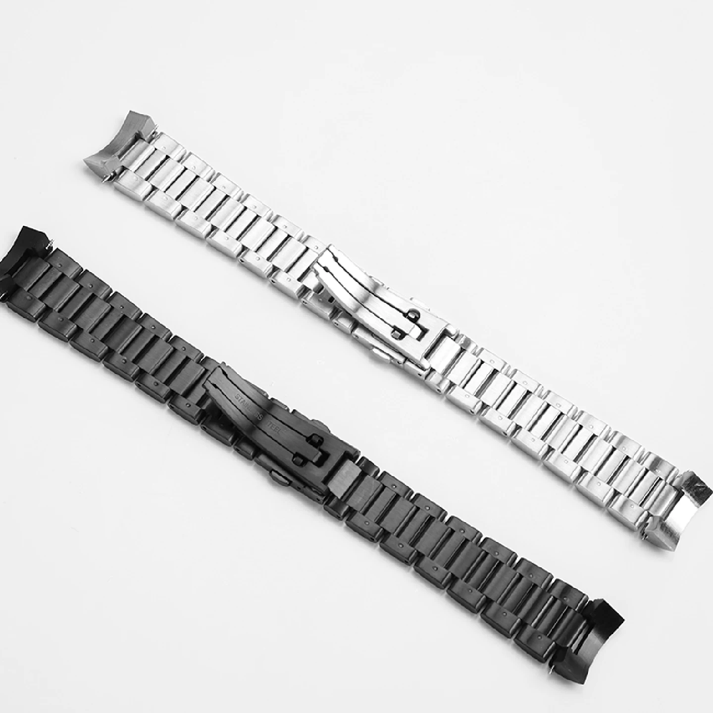 Фото Для часов TAG Heuer Karra WAY201A/201B/211A WAZ2011 из нержавеющей стали с изогнутым металлическим браслетом 22/24 мм, мужские. №2