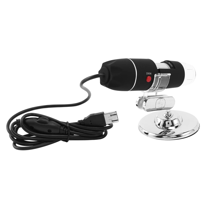 USB цифровой микроскоп 40X-1000X ручной камера для студентов инженеров биологические