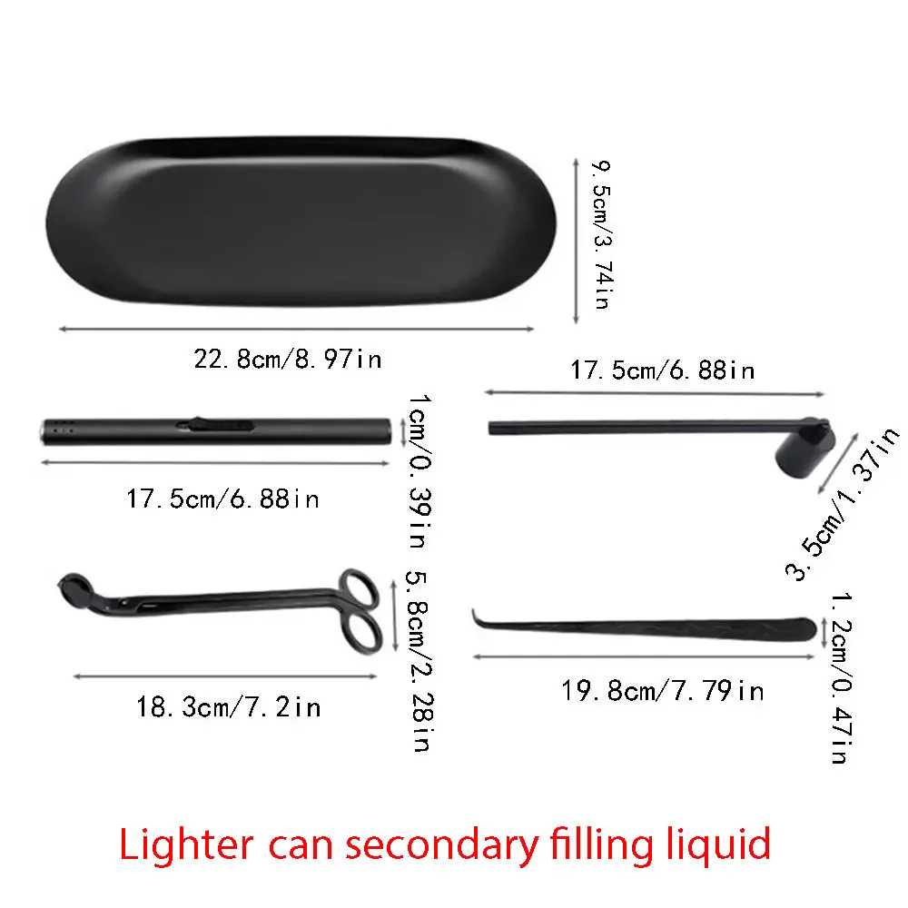 

ZINBOOM 5 в 1 набор для ухода за свечами из нержавеющей стали