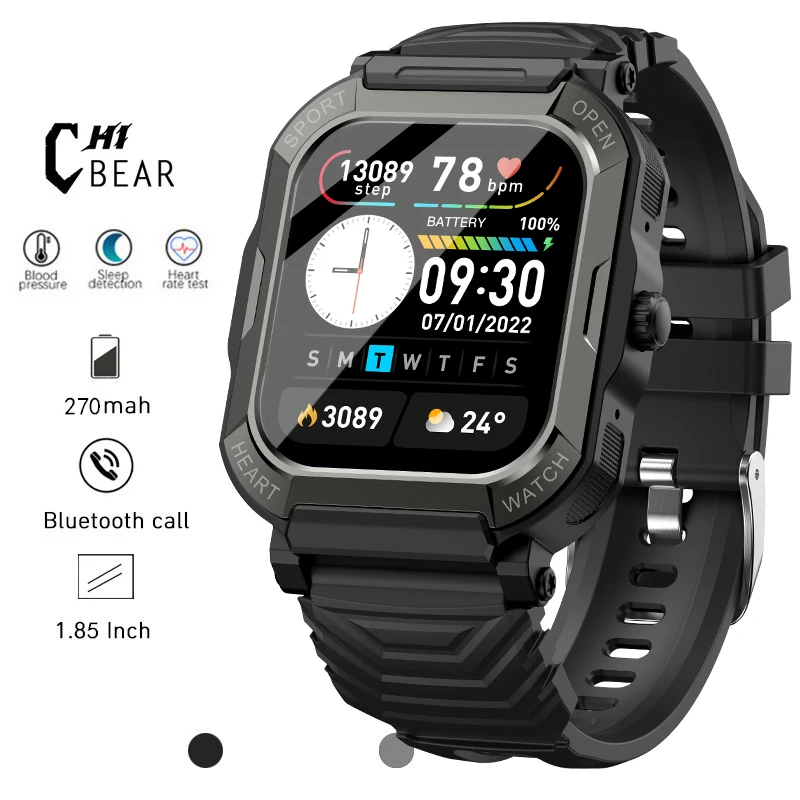 

Смарт-часы мужские водонепроницаемые, 1,85 дюйма, GPS, Bluetooth