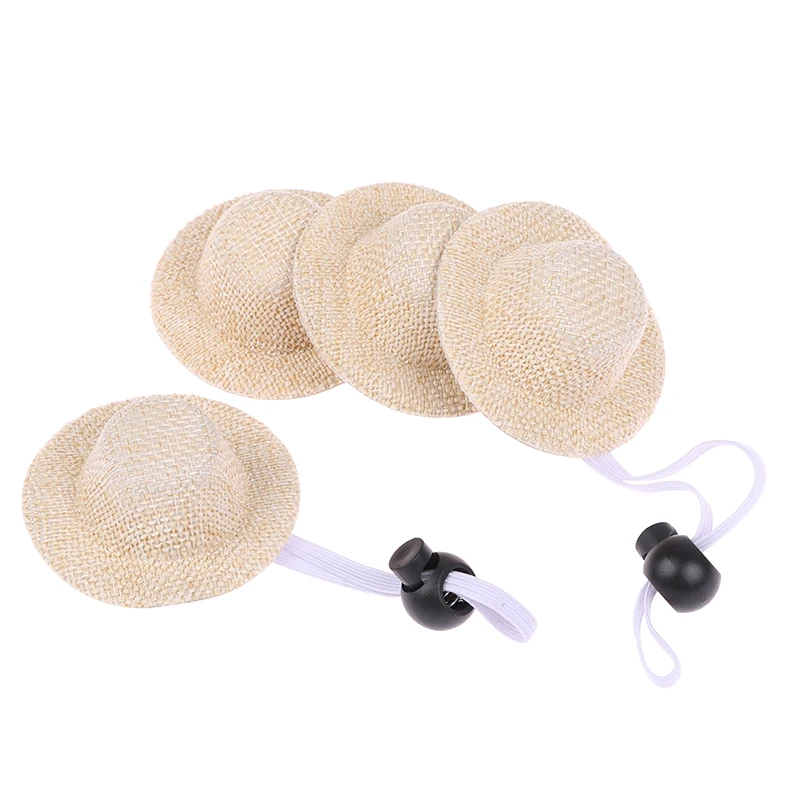 

1 шт. миниатюрная соломенная кукольная шляпа, миниатюрное украшение для куклы, шляпа с солнцезащитным козырьком, украшение для кукольного д...