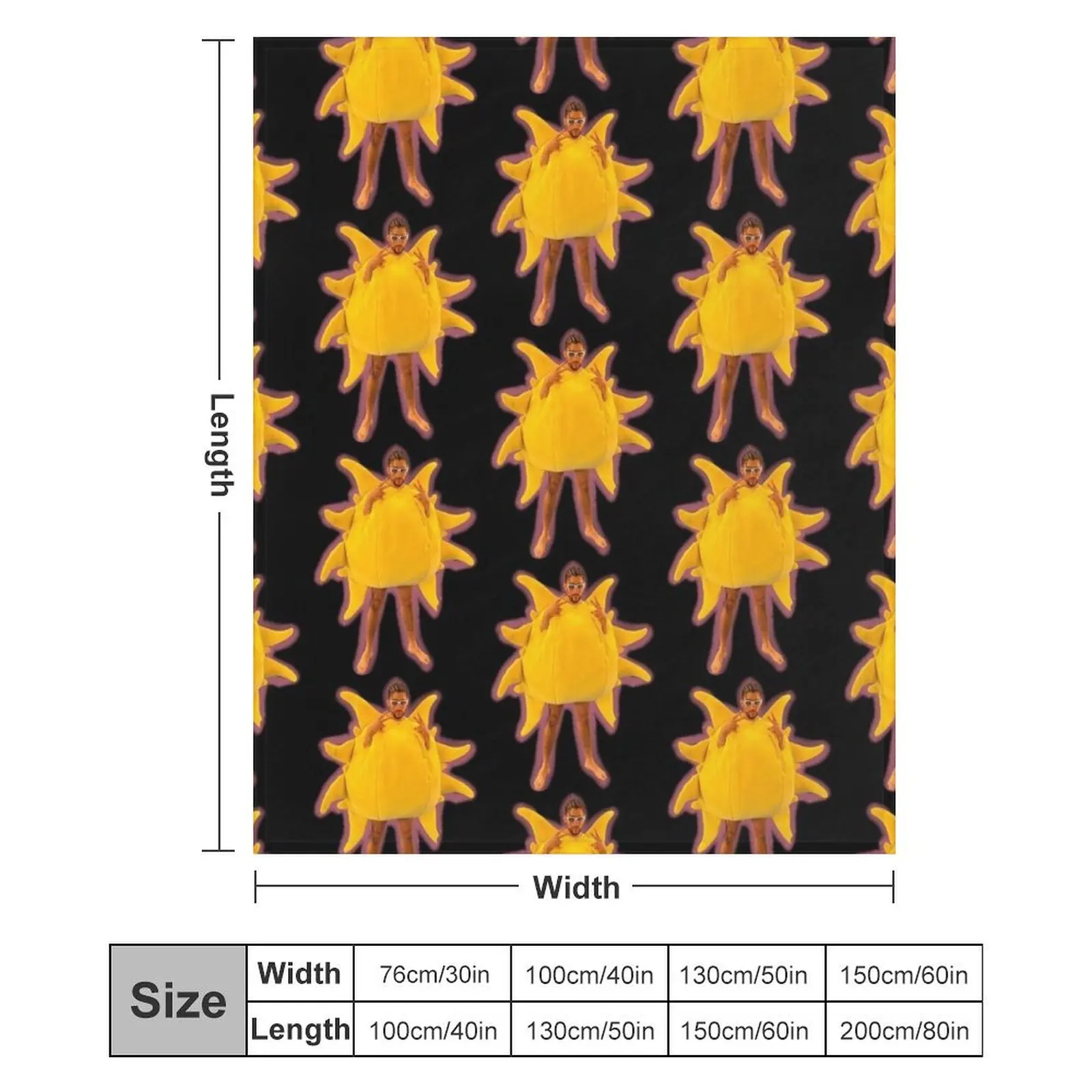 Одеяло Bad Bunny Neverita Video Sol Очень большое одеяло для кровати