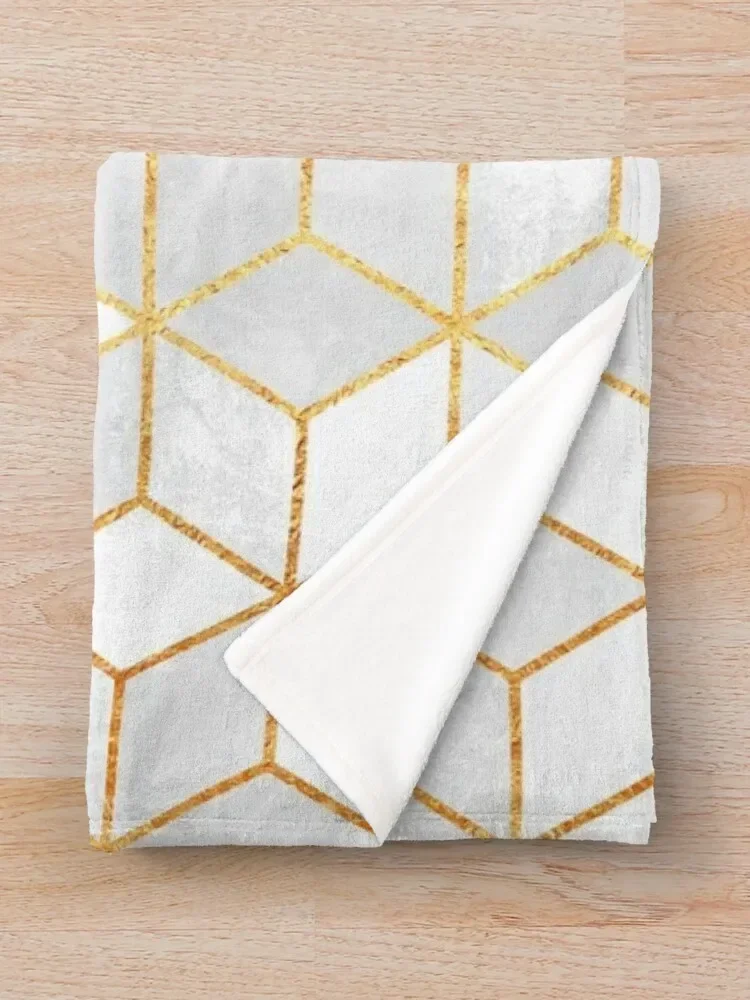 Белые кубики одеяло для дивана одеяла малышей роскошные большие