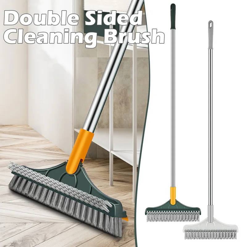 

Brush Adjustable Tile Handle Stiff Cleaning In Bathroom Long Brush Brush Scrub Bristles Cleaning Scrubber Detachable Floor 1 3