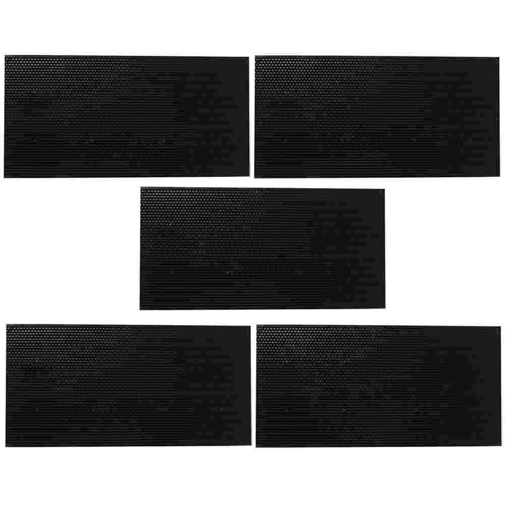 

5 Pcs Beekeeping Tools Beehive Base Comb Foundation Black Frames Honey Equipment Deep Plate Supplies