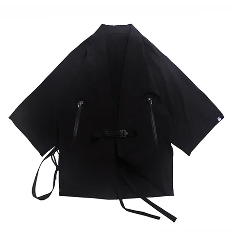 Куртка-кимоно Мужская тактическая на молнии, с карманами, весна-лето