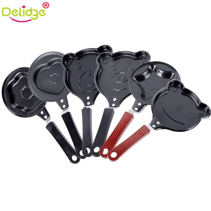 Delidge 1 шт. Мини-Сковорода для жарки яиц чугунная форма яичный блин цветок медведь