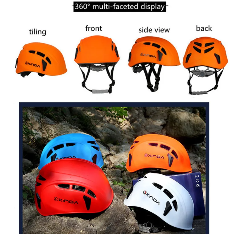 

Защитный шлем, Мужская Строительная твердая шапка, высококачественный защитный шлем из АБС, рабочая шапка, для работы, альпинизма, езды