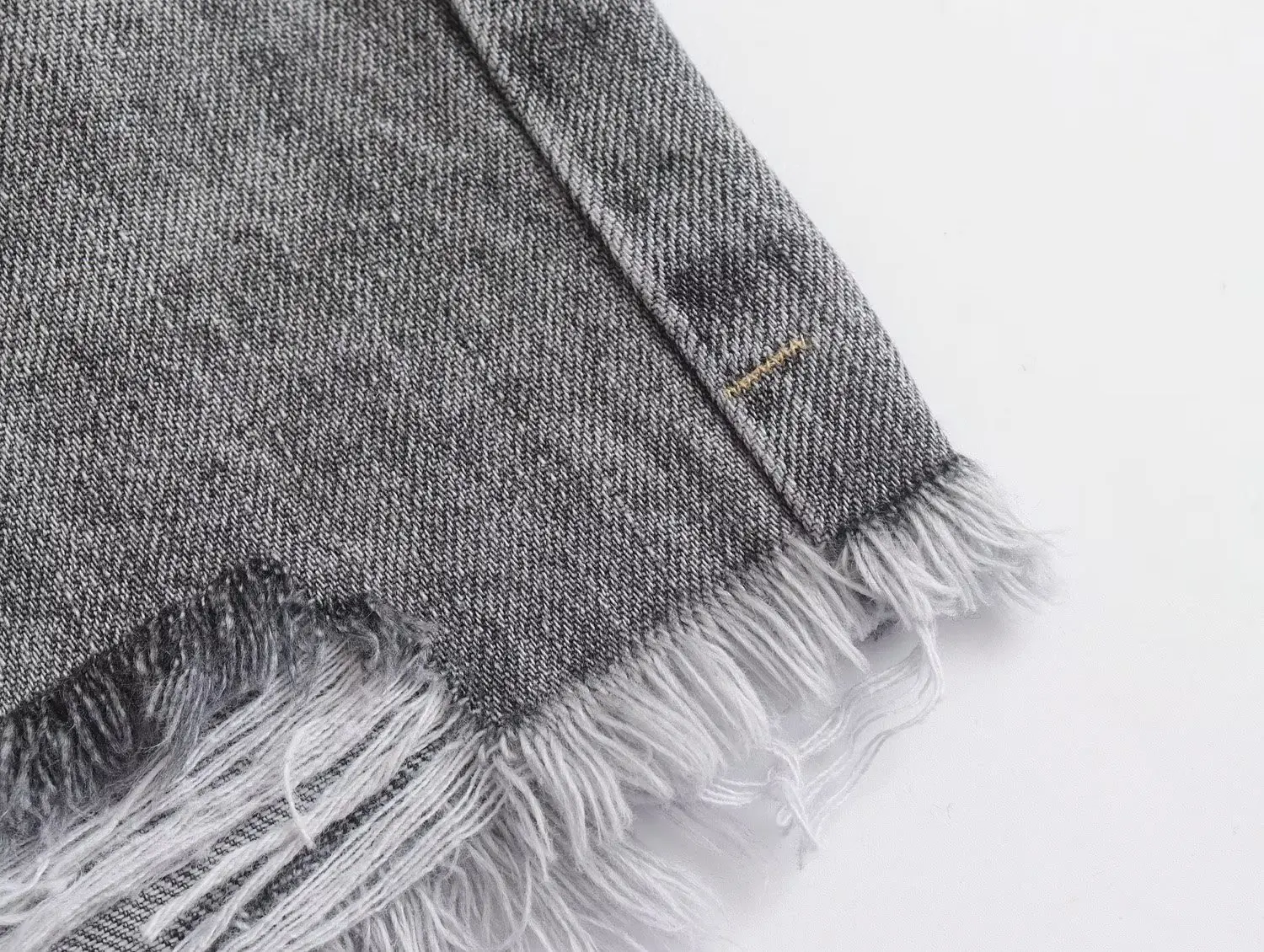 Jenny&Dave Summer Pure Cotton Girls Frayed Distressed Denim Mom Shorts Women Fashion High Street Casual Bermuda