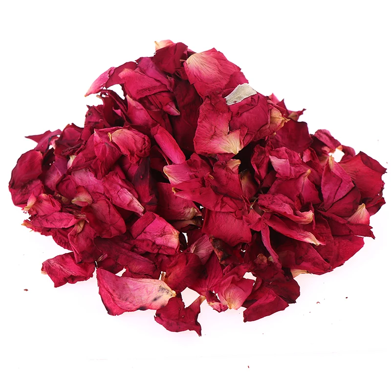 

Romantic 20/50/100g Natural Dried Rose Petals Bath Dry Flower Petal Spa Whitening Shower Aromatherapy Bathing Supply Wholesale