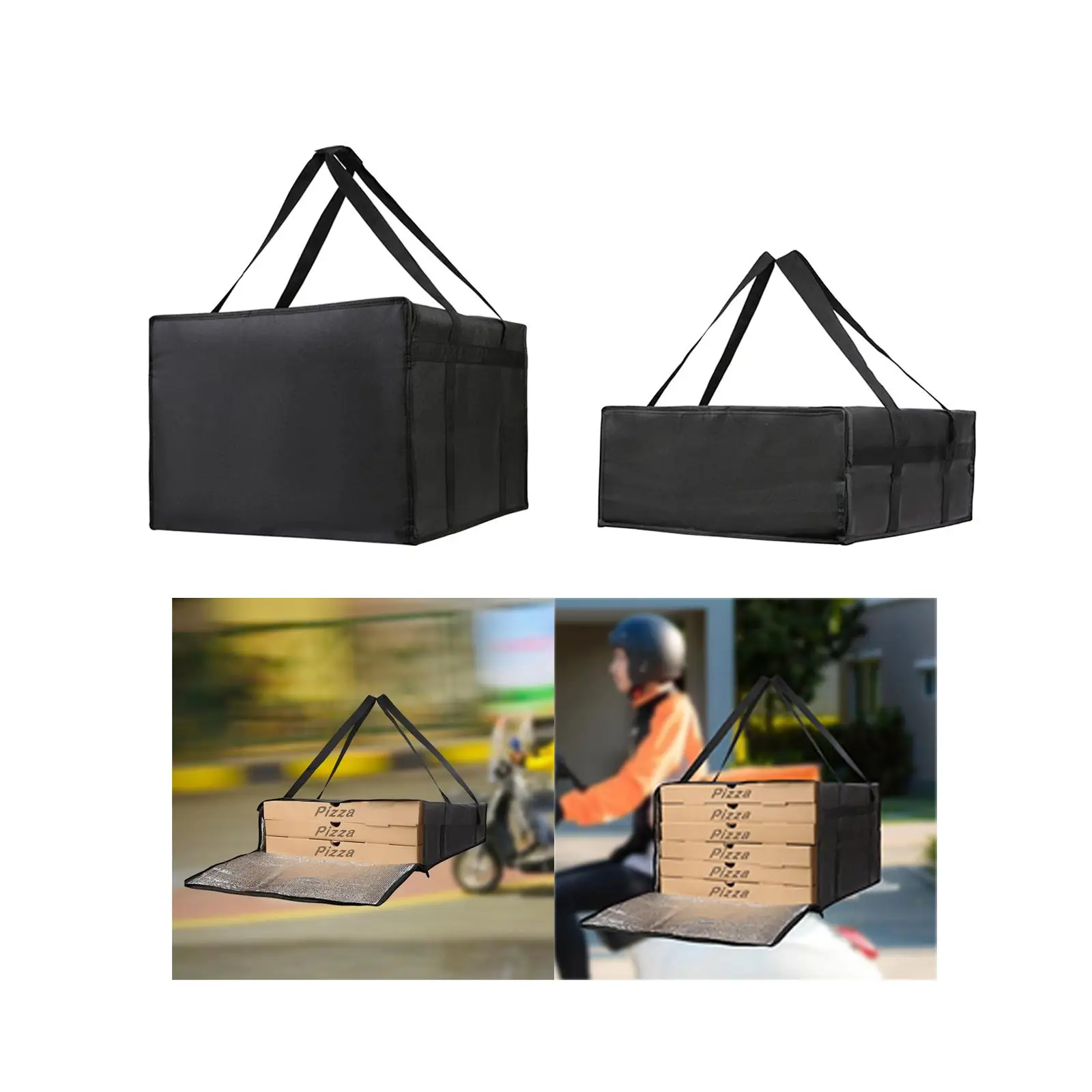 Пицца Develivey изолированная сумка Легкая горячая хранение холодных продуктов для