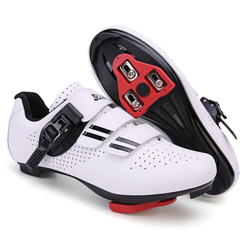 Light Weight Cleat Cycling Sneaker Look System SPD Highway Riding Shoes Outdoor Men Spikes MTB Mountain Bike Training Shoes