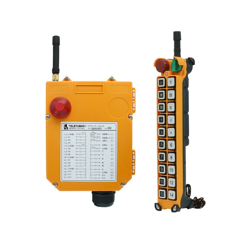 

High quality F24-20 24V single speed electric hoist industrial wireless remote control crane crane wireless remote control