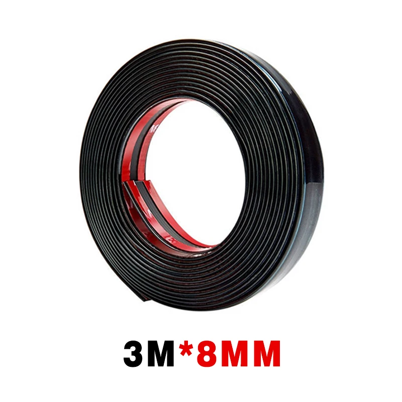 

Внешняя Хромированная Полоса Автомобиля 3 М/5 М Для Стайлинга Кузова, Бампера, Защитная Наклейка На Дверь, Универсальная