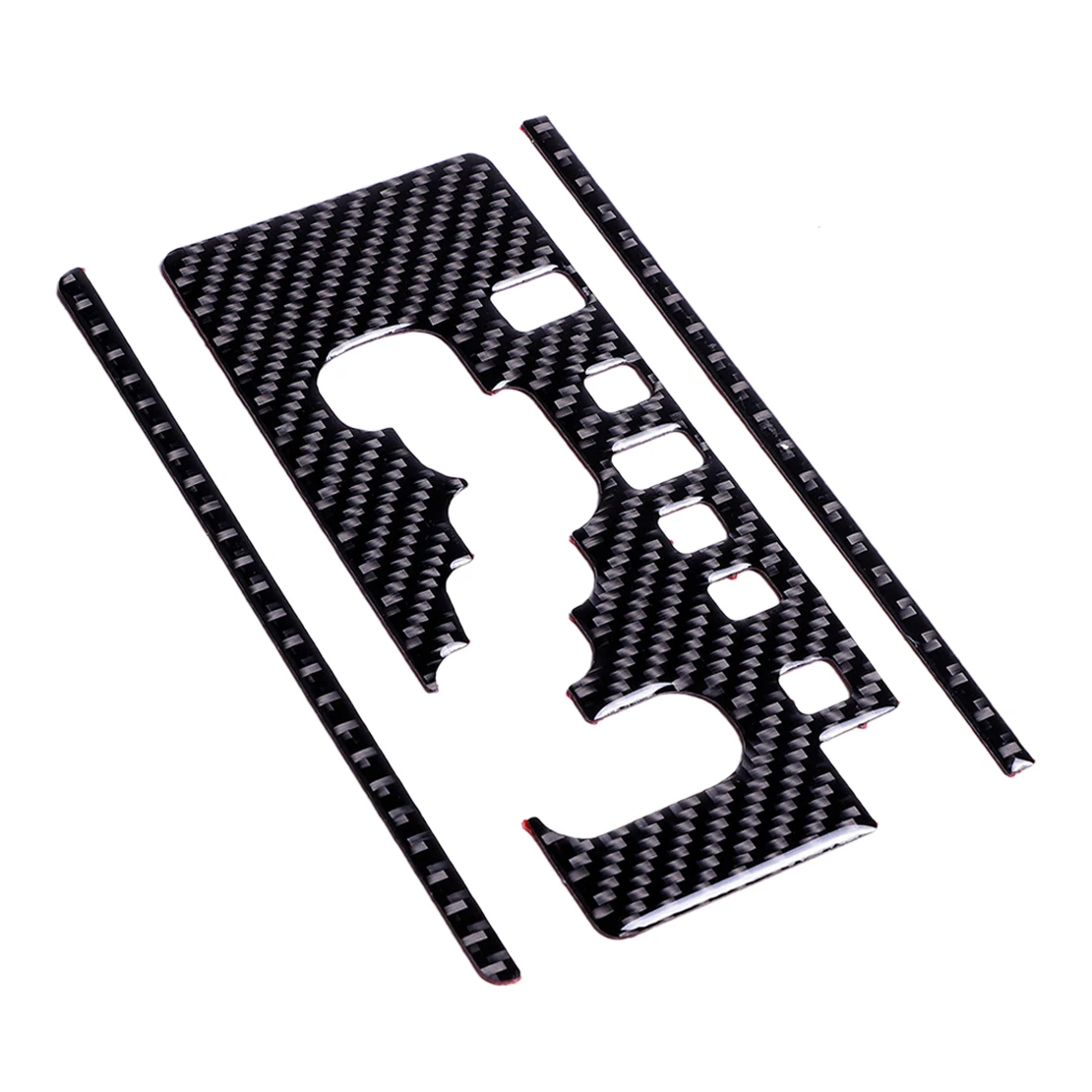 1 Set Carbon Fiber Black Car Center Console Gear Shift Panel Cover Trim LHD Fit for Toyota FJ Cruiser 2007-2018 2019 2020 New