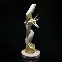 large size 16 scale 15inch alien warrior gk alien queen full body statue action figure collection model toy resin blank model