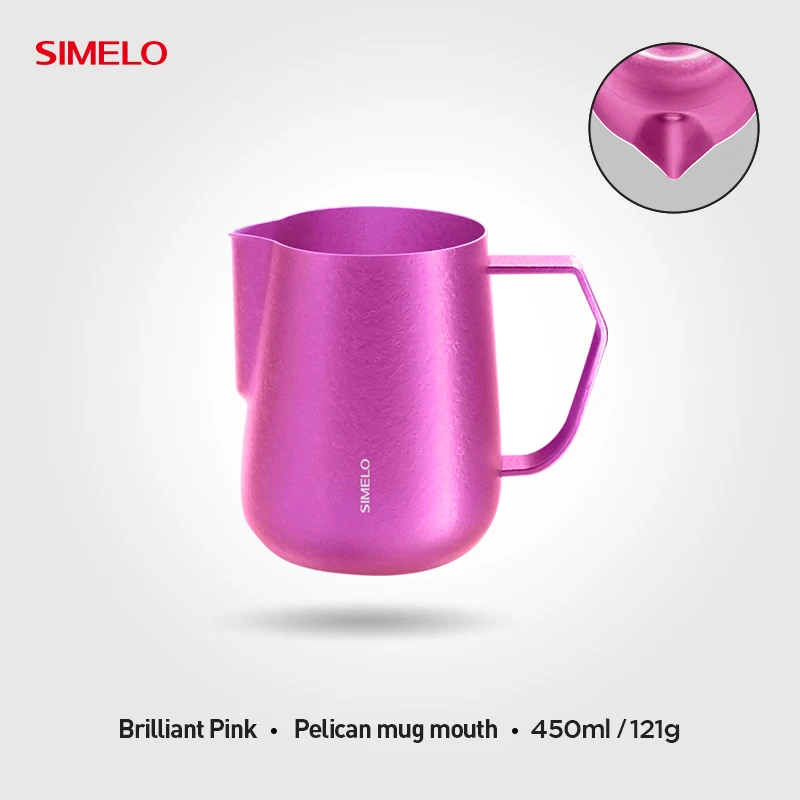 

SIMELO Pure Titanium кувшин для вспенивания молока 450/600 мл