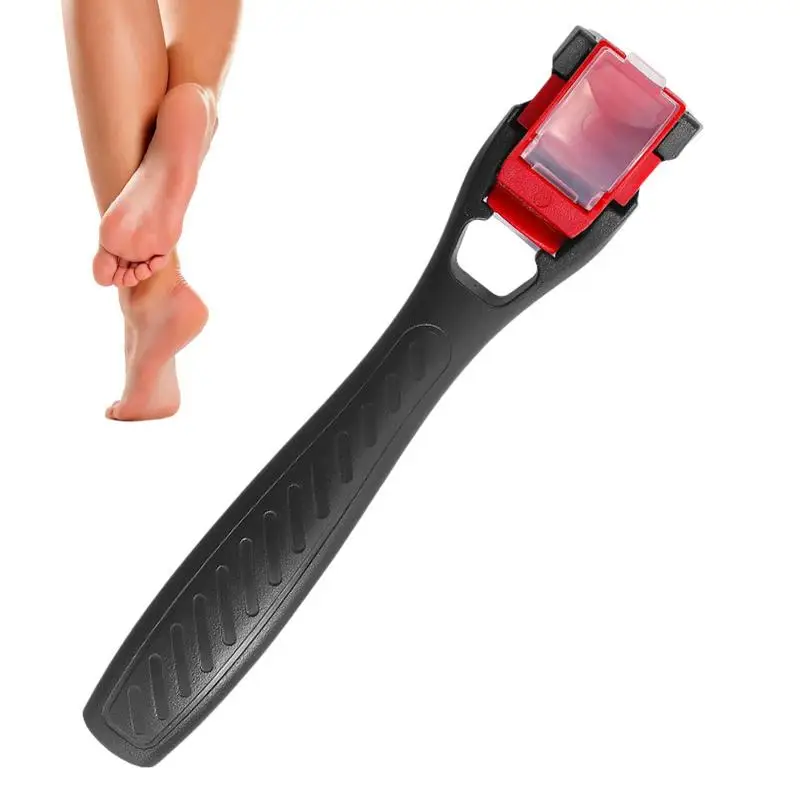 Scraper Heel Hard Skin Remover Razor With Danders Container Pedicure Foot File Heel Scraper For Feet Foot