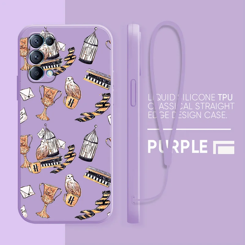 

Cartoon P-potters For OPPO Find X5 Pro X3 Pro X2 Neo 7Z 6 5 4Z 2Z SE Lite Pro 4G 5G Liquid Rope Phone Case