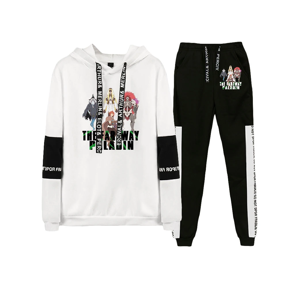 

2022 New Fashion Printed Sportswear Men's Long Sleeve Hooded Sweater + Sports Pants Set Pullover Top Jogging Pants Casual Wear