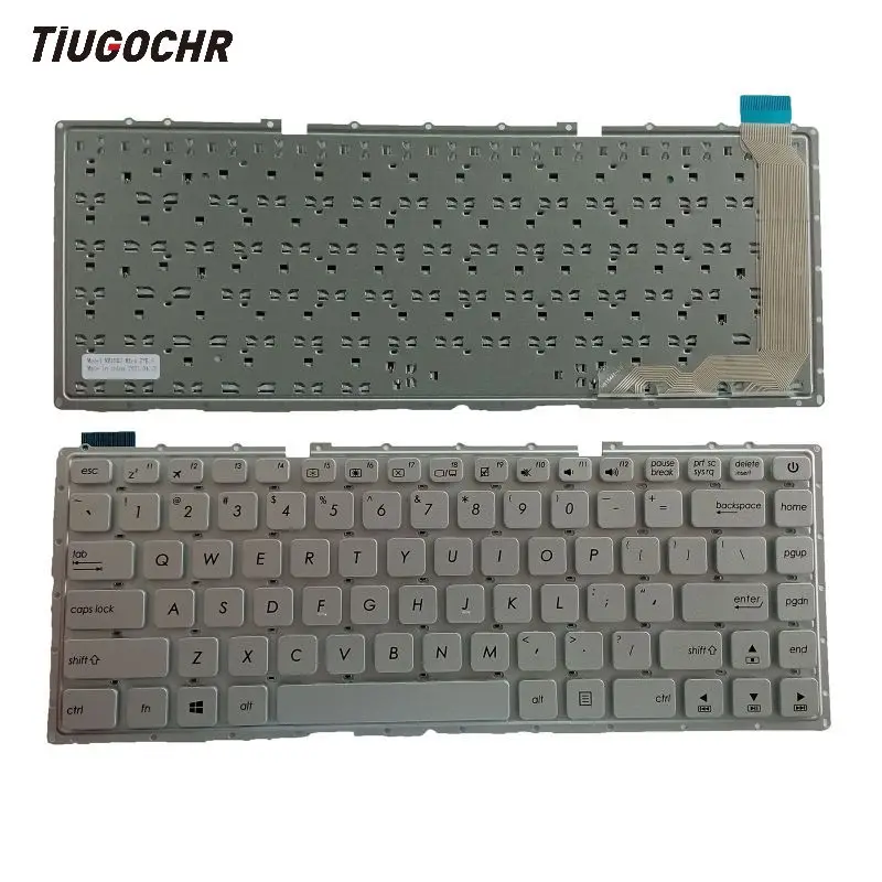 

New for Asus VivoBook X441 X441S X441SA X441SC X441N X441NA A441NA A441SA A441SC F441NA F441SA US silver Keyboard English