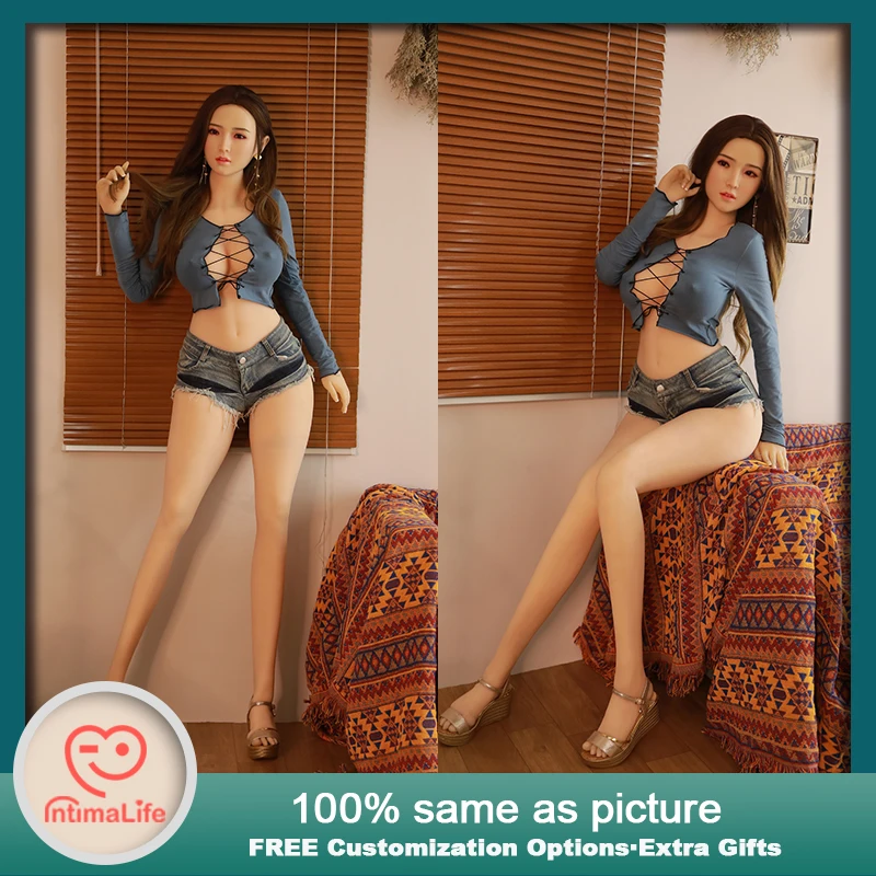 Корейская силиконовая кукла 170 см большая Realistica японские куклы настоящие размеры