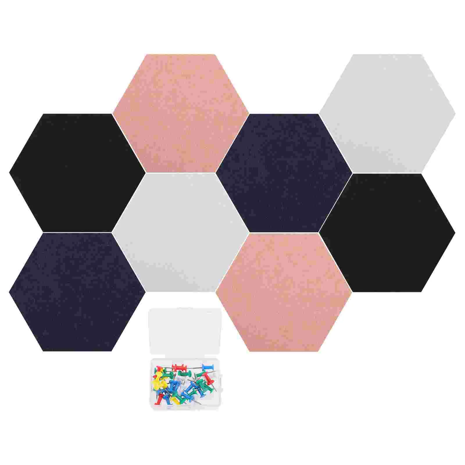 

8Pcs Acoustic Panels Soundproofing Insulation Absorption Panel Hexagon Shape High Density Sound Panels Acoustic Treatment for