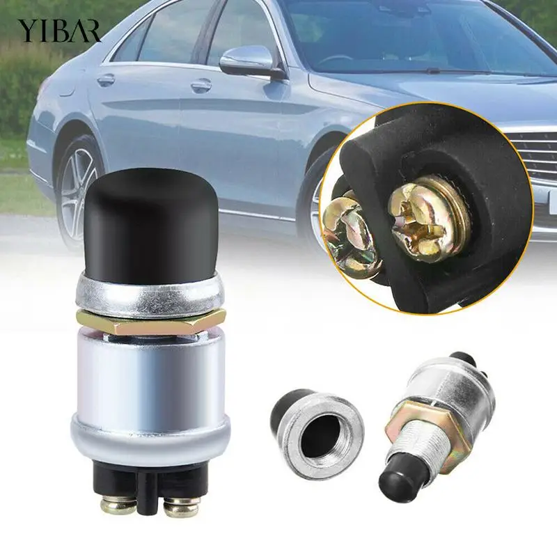 

1Pcs Ignition Starter Switch 60A DC 12V 24V Truck Engine Start Waterproof Push Boat Starter Horn Replacement Button Car Switch