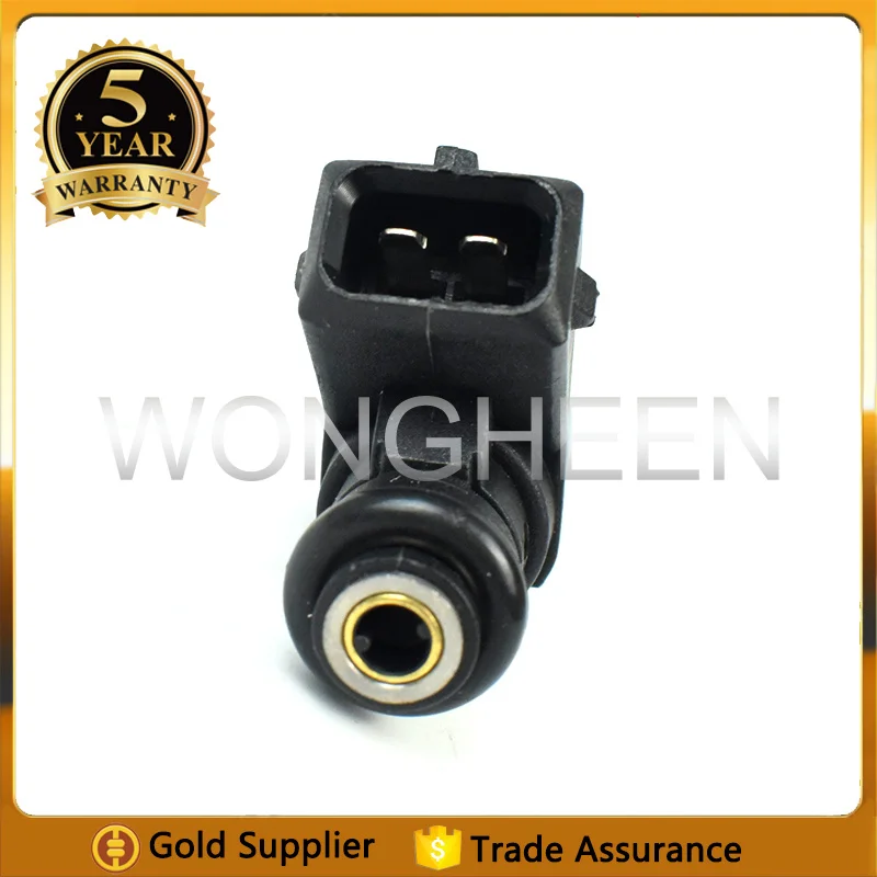 Фото Топливные форсунки FI114962 107962, 4 шт., для Siemens Deka 630CC 60lb, бензиновые, короткодействующие, с высоким импедансом, сопло Bico №2