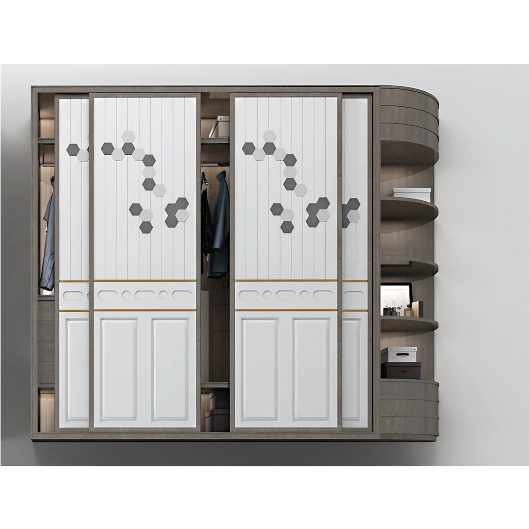 Изготовленные на заказ строительные Шкафы для спальни шкафы хранения гардероба