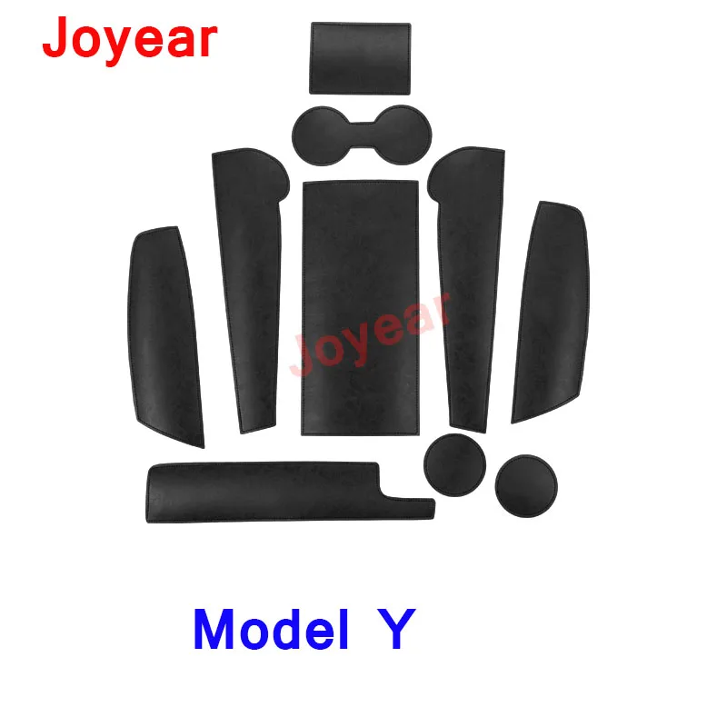

For Tesla Model Y/3 2021-2022 Water Coaster Storage Slot Mat Non-slip Scratch-resistant Wear-resistant Cup Mats Car Accessories