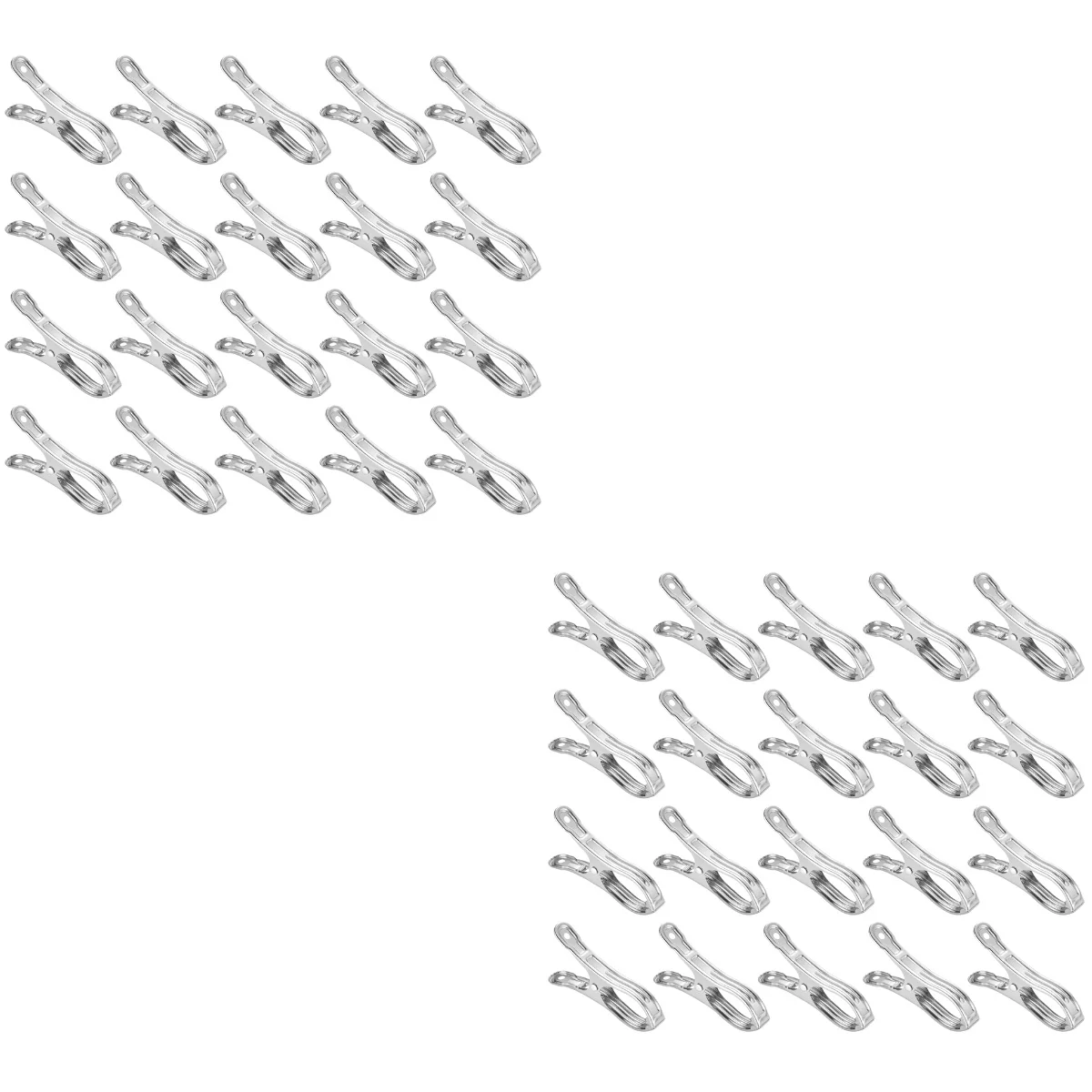 

40 9cm Metal Hanging Clothespin Clamped Windproof Rustproof Socks Drying Folder Clothes Rack Beach Towel Clips