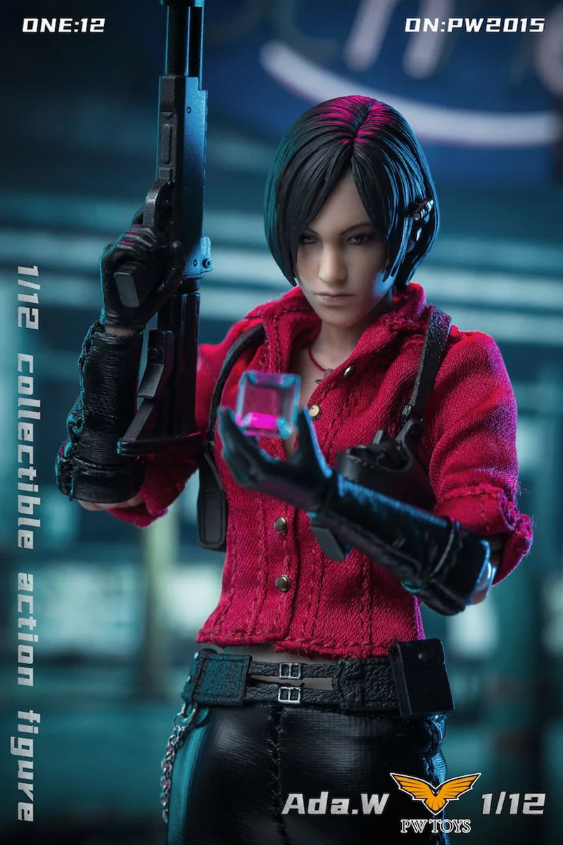 

In Stock 1/12 PWTOYS PW2015 Ada Wong Figure Model 6 inch Female Soldier Action Doll Full Set Toy