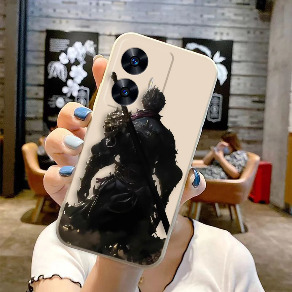 Black Myth Wukong Phone Case For Realme C65 C63 C53 C35 C55 C33 C30 C21Y C20 C12 C11 GT 2 XT NARAO 20 30 50 Funda Capa