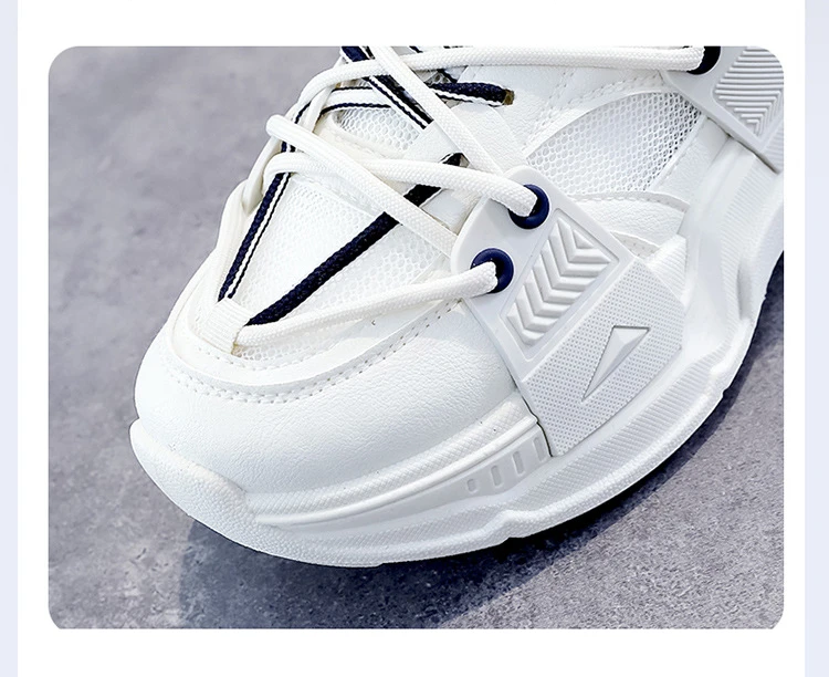 Dad's Shoes Women's Shoes Spring and Autumn 2023 New Versatile White Shoes Popular Mesh Breathable Casual Sports Mesh Shoes