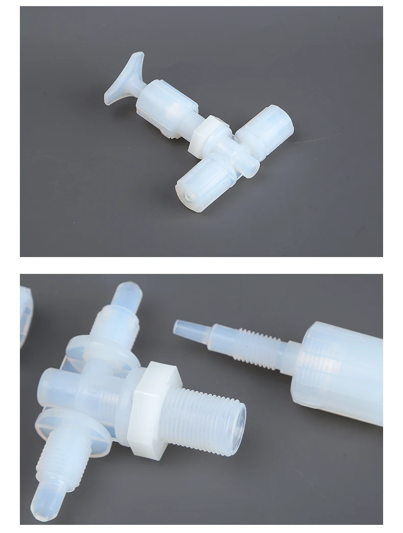 Игольчатый клапан PFA для очистки пластин быстрого полупроводникового паза