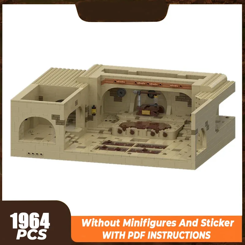 Популярная Звездная Модель Фильма Moc Строительные Кирпичи Пустынный Трон