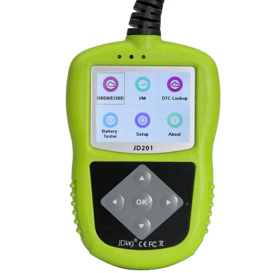 

Считыватель кодов JDiag JD201 для OBDII/EOBD/CAN