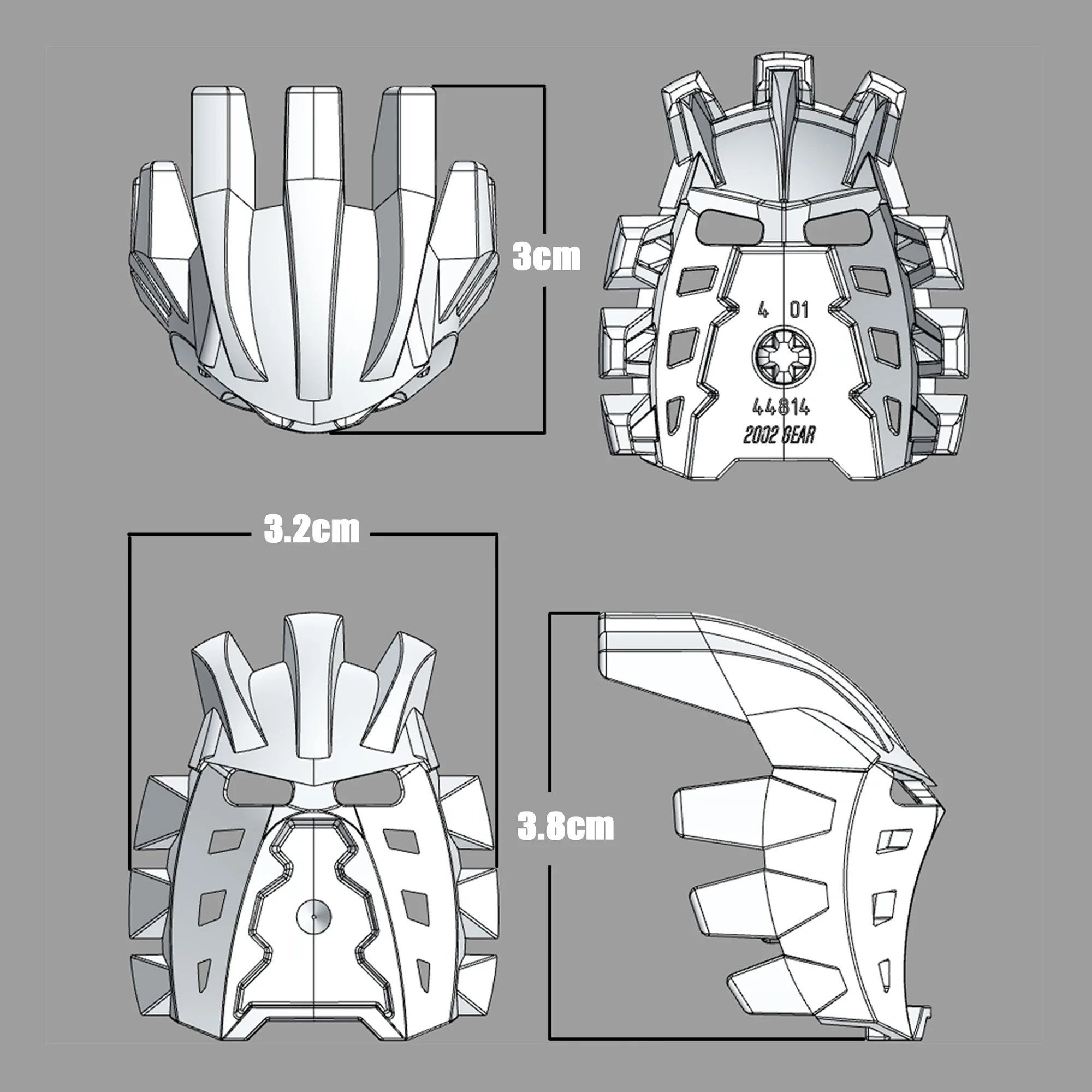 Kennie Блочный конструктор шлем Kanohi