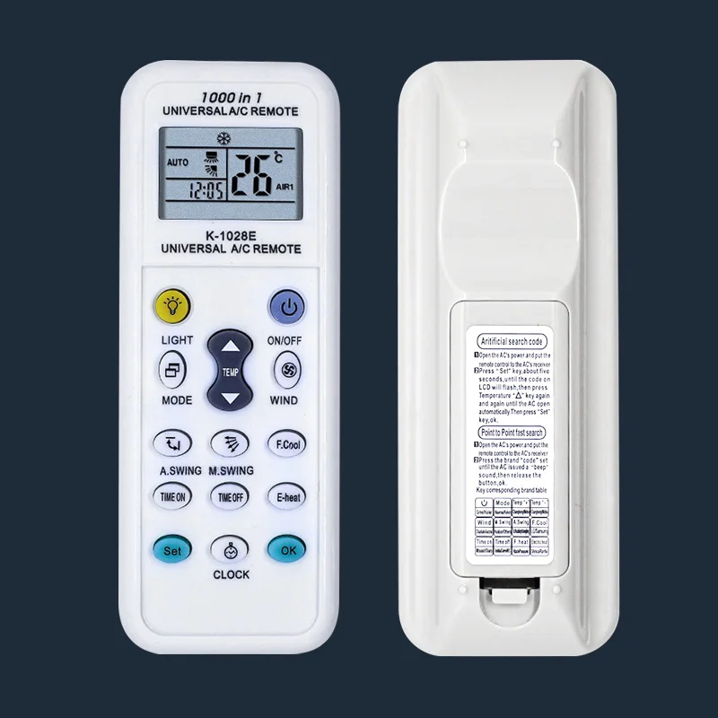 

1pc Universal K-1028E A/C Air Conditioning Remote Control Fit For Most Air Conditioner Model Replacement Remote Controller