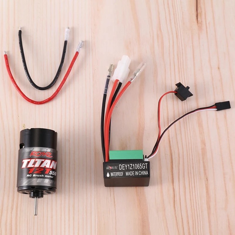 

Щеточный мотор RCXAZ 320A ESC + 550 для 1/10 RC Crawler Axial SCX10 AXI03007 90046 Traxxas TRX4 D90