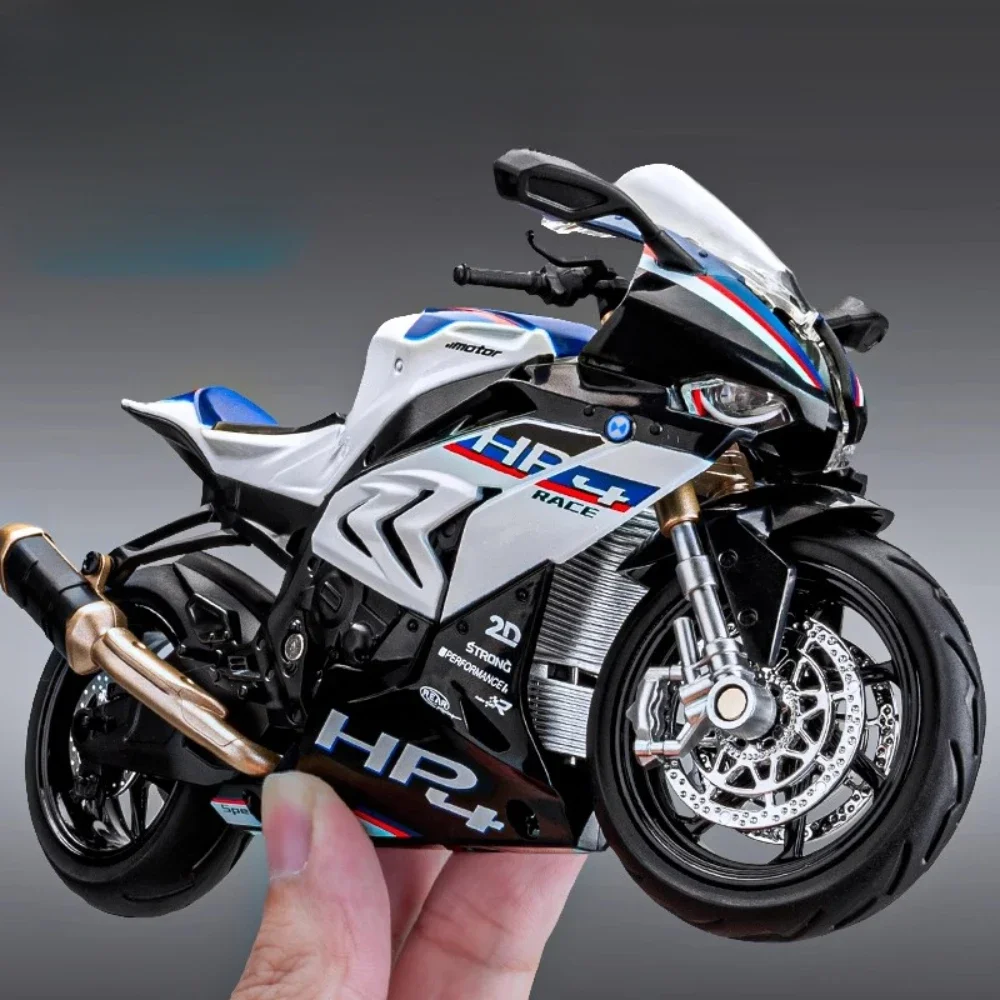 Масштаб 1:12 BMW HP4 модель мотоцикла игрушечный автомобиль сплав литой под давлением