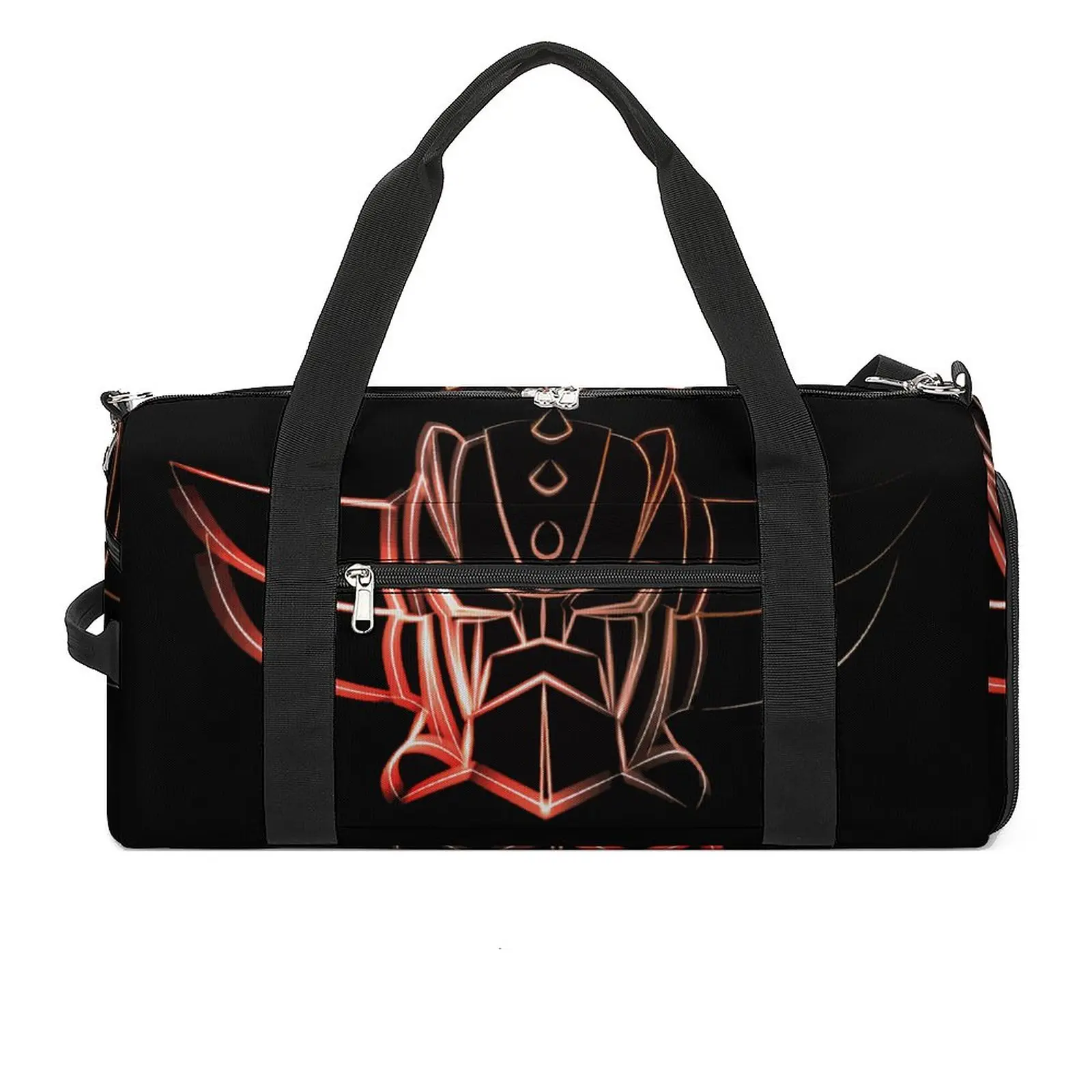 

Goldorak Sports Bags Grendizer Travel Training Gym Bag with Shoes Colorful Handbags Men Custom Portable Fitness Bag