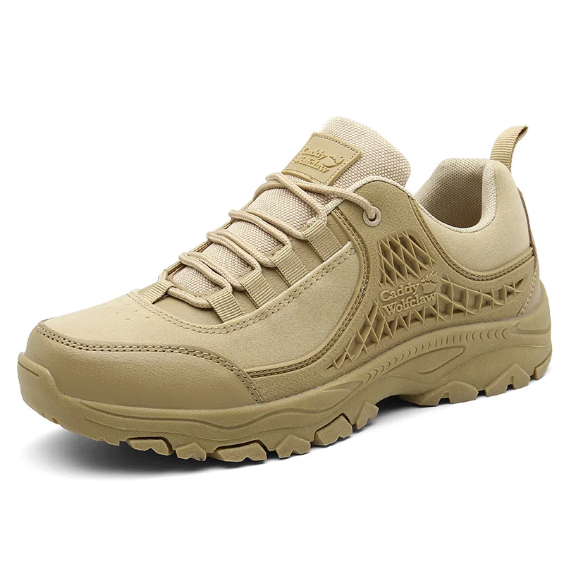 

Men Outdoor Hiking Low Help Boots Desert Tactical Training Military Boot Man Special Force Work Safety Shoes Male Cycling Shoes