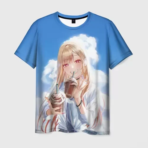Фото Popular Marin Kitagawa Tshirt 3D Printed Casual Men/Women's Short-sleeve Kids Kawaii Anime T-Shirt Harajuku Unisex Clothes №4