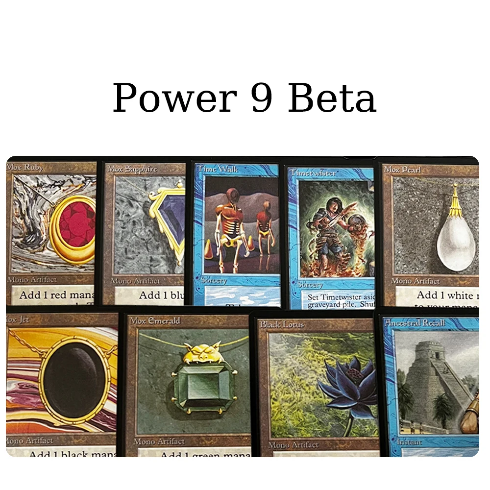 Фото Набор высококачественных карт Liliana’s Magical Custom and Proxy (НЕФОЛИРОВАННЫЕ) Power 9: Black Lotus, Mox Ruby, Timetwister, Mox Pearl №1