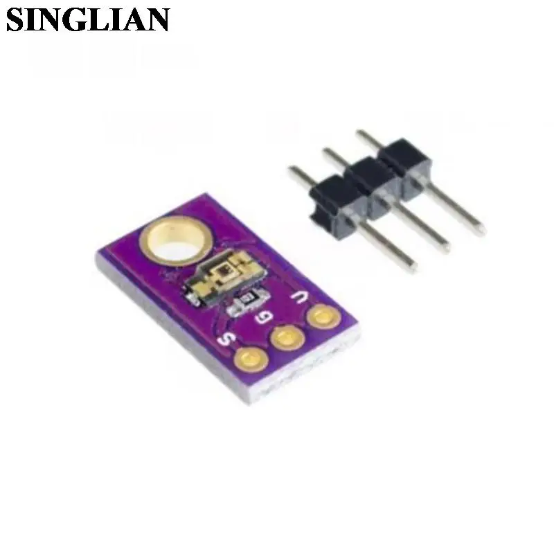 

10pcs TEMT6000 Ambient Light Sensor Analog Light Intensity Module Visible Light Sensor Module