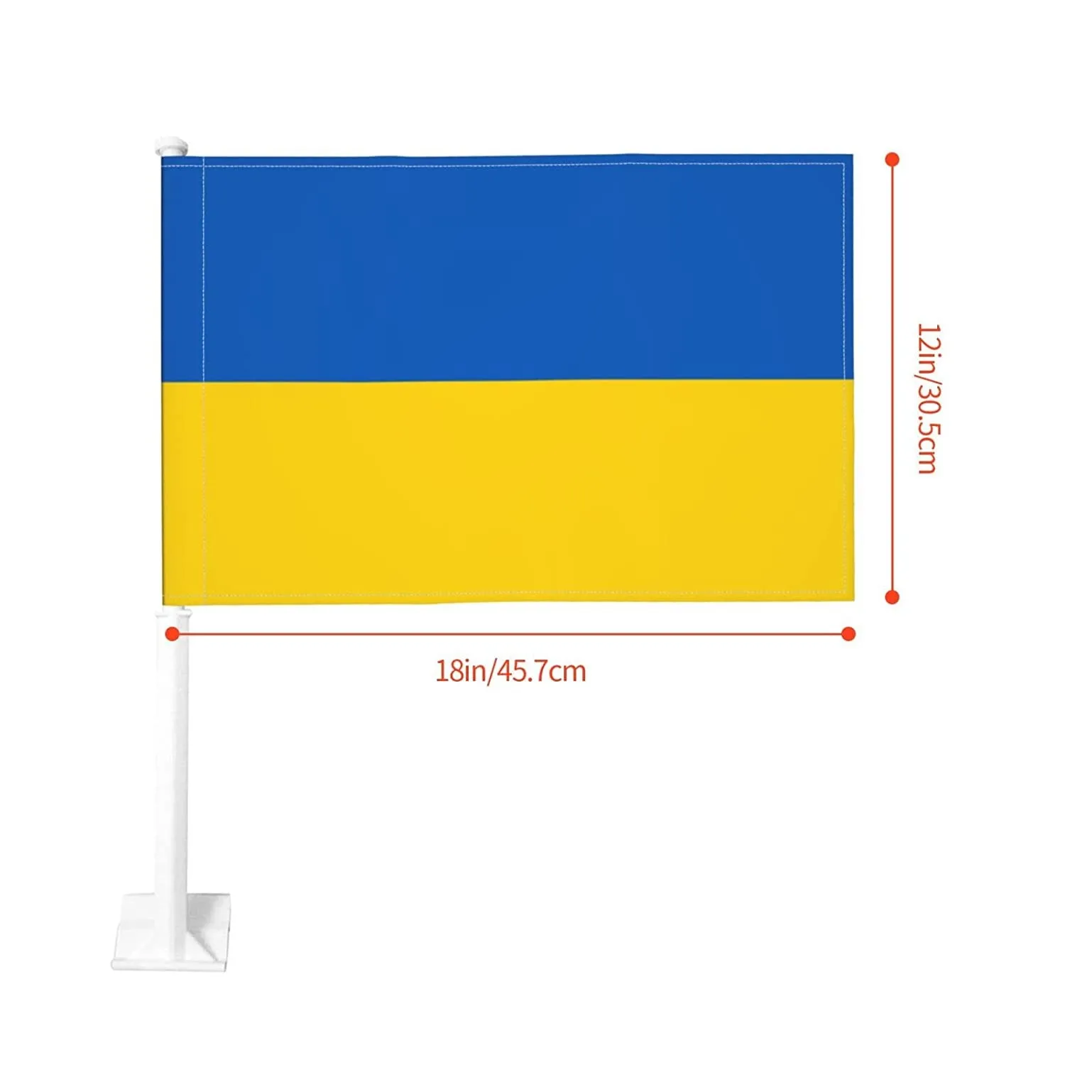 Украинский флаг синий желтый украинский двусторонний для автомобиля